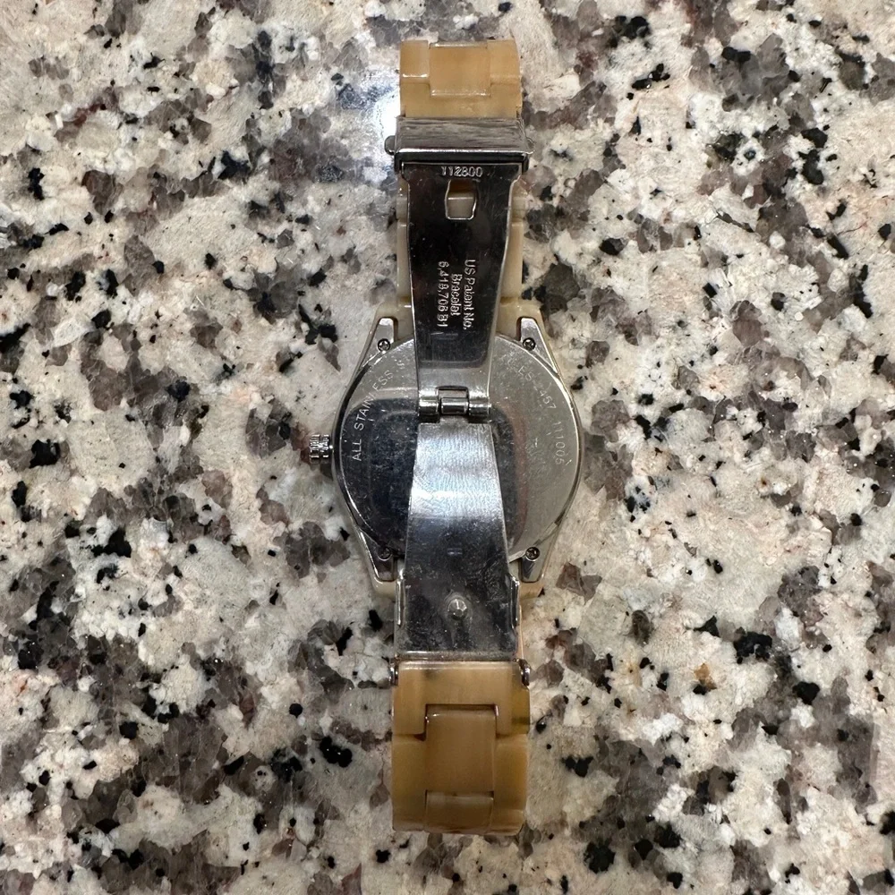 ⌚ Fossil Women’s Resin Watch | Beige / Ivory | Stainless Steel Case